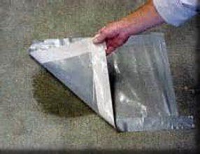 Plastic sheet test