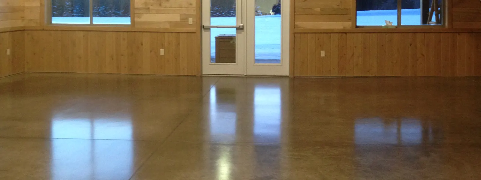 polished & sealed concrete