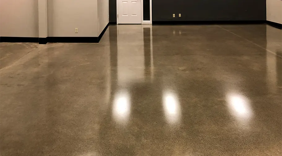 concrete office floor
