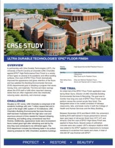 CASE STUDY - UNC AT CHARLOTTE
