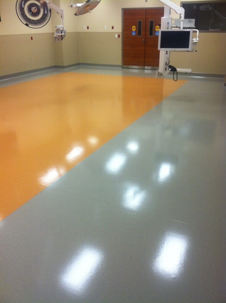 sheet vinyl after