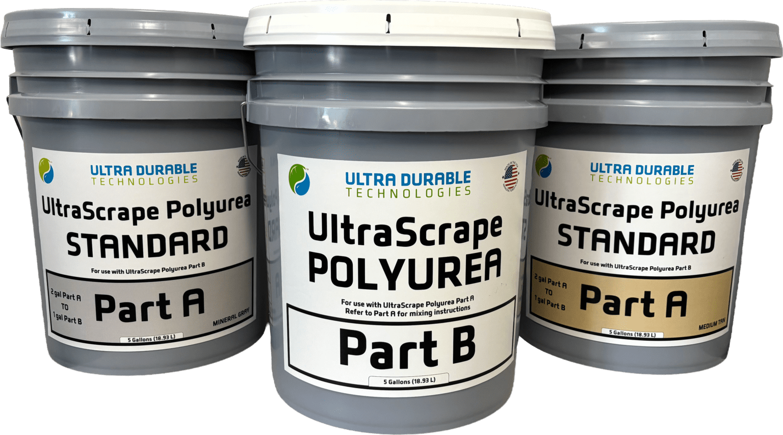 Ultrascrape Polyurea 15 gallon kit